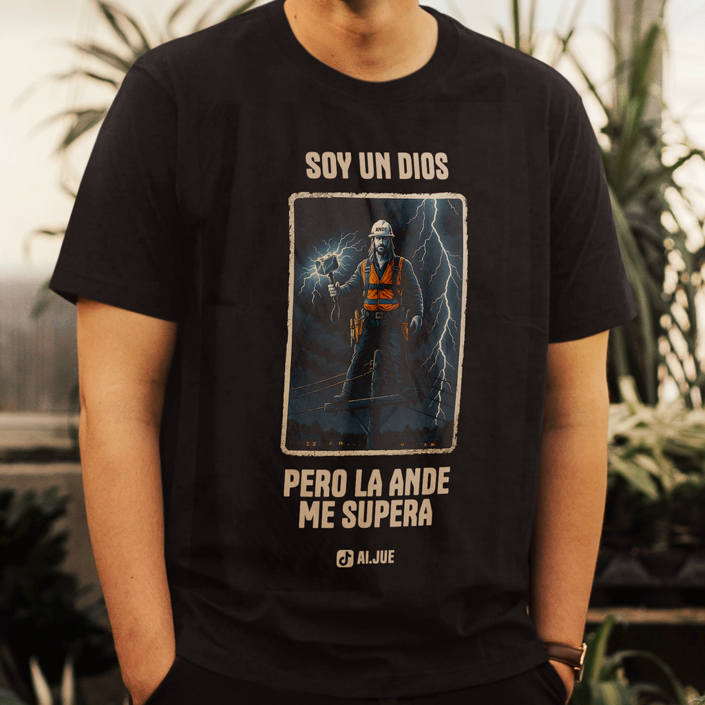 Remera “La ANDE me supera”